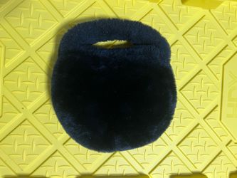 Black Fluffy Purse 
