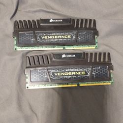 16GB (2x8GB) RAM Sticks Corsair Vengeance DDR3 1600MHz