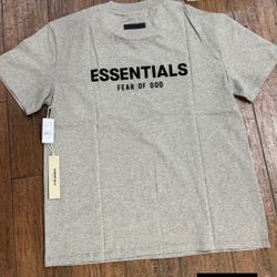 Essentials Dark Oatmeal Tee Sizes L & XL