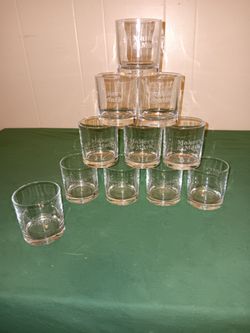 Set of Makers Mark  Whiskey Glasses