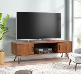 Media Console Made From Solid Pine