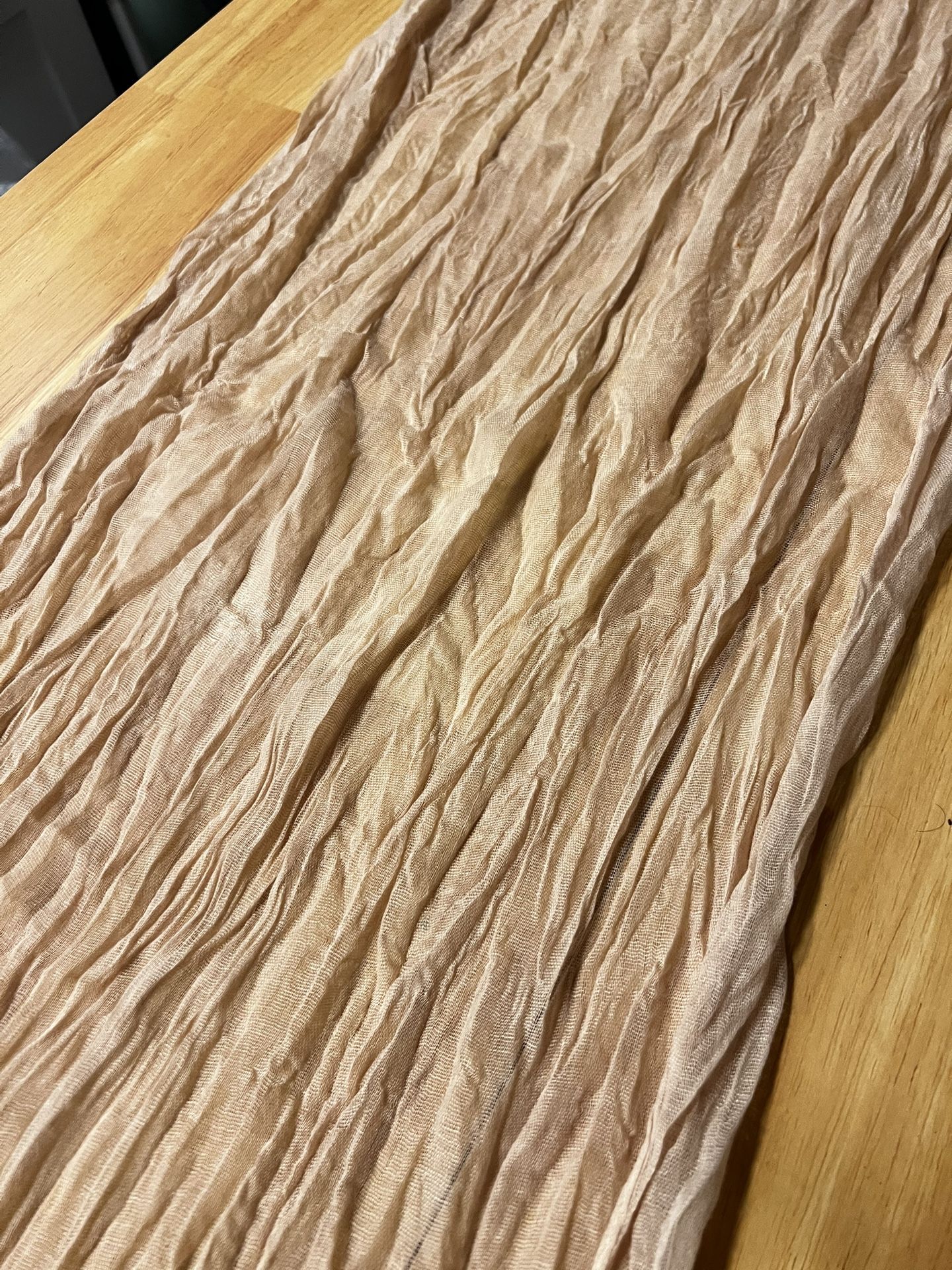 Beige Table Cheese Cloth Runners