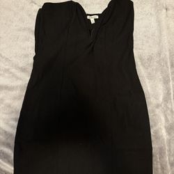 Black Strapless Dress