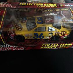 Ken Schrader M&M's yellow NASCAR diecast car #nascar #racing