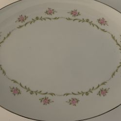 STYLE HOUSE FINE CHINA SERENADE Japan  14 Oval Serving Platter.  VINTAGE/COLLECT