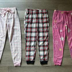 Girl’s Fleece Pajama Pants Size 14-16 Old Navy And Sleep On It