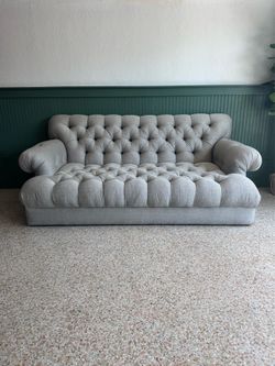 Gray Chesterfield Sofa