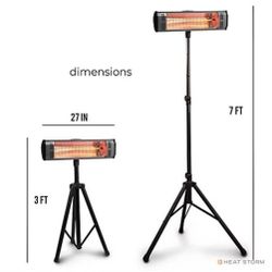 Heater On Tripod , Wall , Ceiling Mount