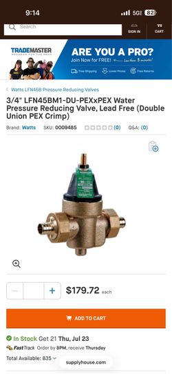 LFN45BM1-DU-PEXXPEX  PRESSURE REDUCING VALVES