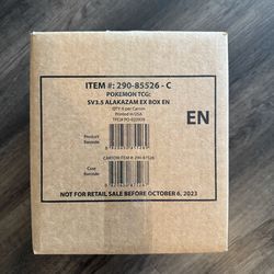 Pokemon 151 Alakazam Ex Box Case