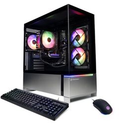 CYBERPOWERPC Gamer Master Gaming PC, AMD Ryzen 7 8700F 4.1GHz, GeForce RTX 4060 Ti 8GB, 16GB DDR5, 1TB PCIe Gen4 SSD, WiFi Ready & Windows 11 Home (GM
