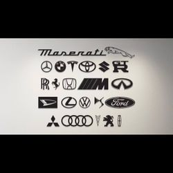 Custom Steel Car Logos – Handmade Garage/Home Decor
