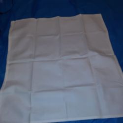 White Restaurant Quality White Napkins. 5 - 20 Inch Square n 1 - 22 Inch Square.