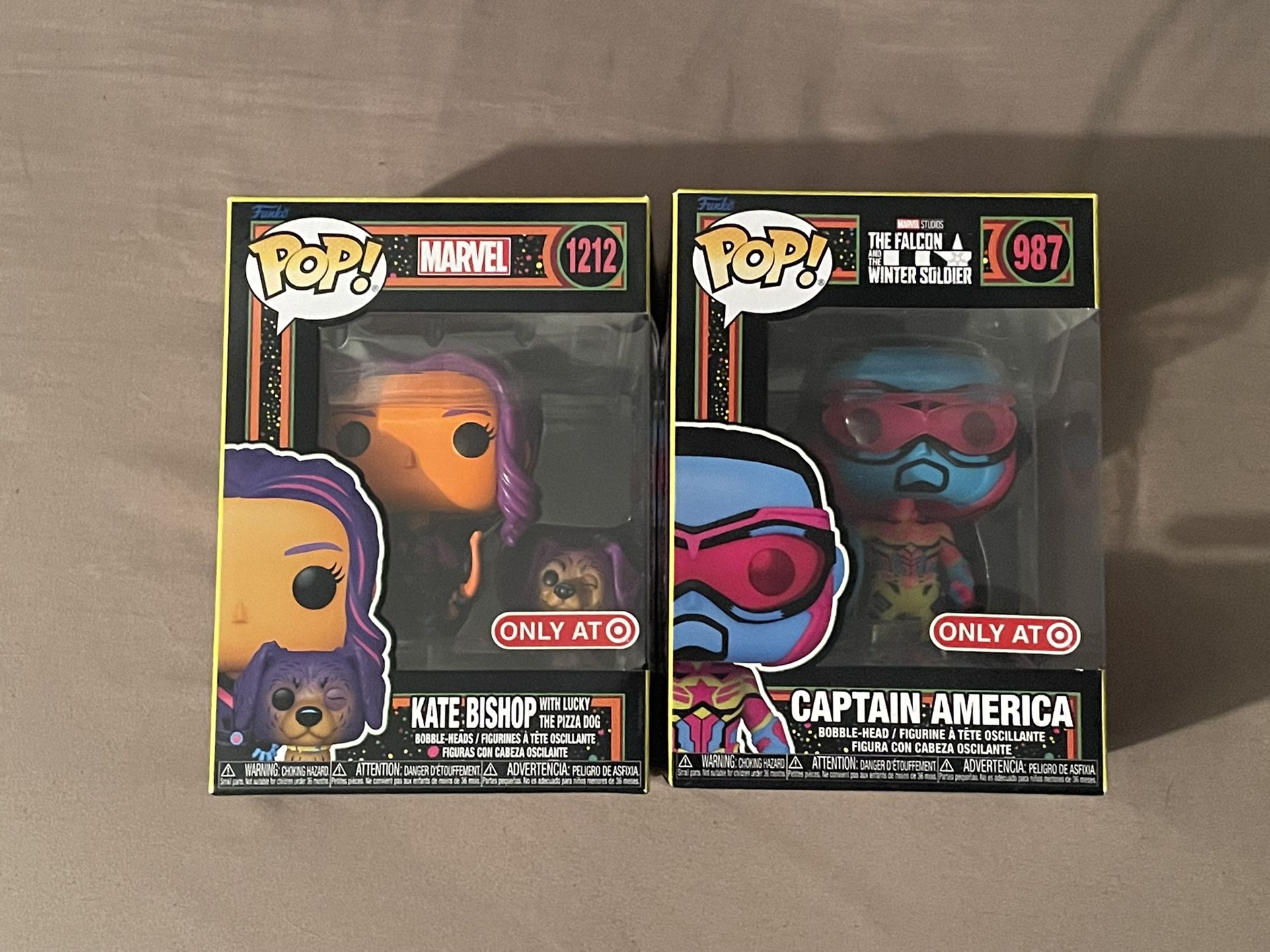 Marvel Black Light Funko Pop