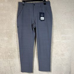 BYLT Premium Basics Kinetic Pants Mens 32x28 Grey NWT