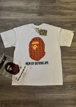 Bape x mcm tee shirt