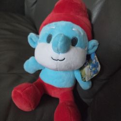 New. Papa SMURF PLUSH