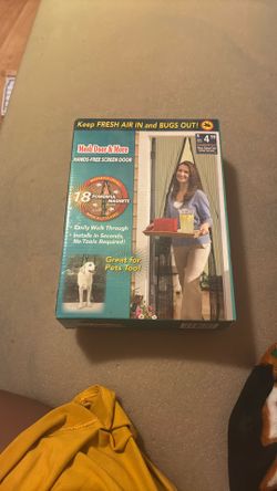 Mesh Door And More Hands-Free Screen Door