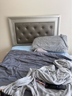 Full size bed frame & mattress