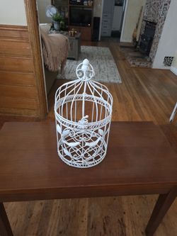 Wire decorative bird cage