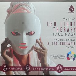 🌟 Professional Glow-Up at Home: Pursonic 7-in-1 LED Therapy Mask 🌟