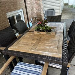 Outdoor Dining Set For 6