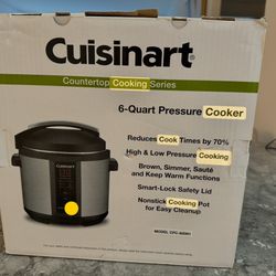  New - Cuisinart 6 Quart Pressure Cooker