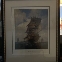 Geoff Hunt / Patrick O'Brian “The Yellow Admiral” Signed Limited Edition Print 103/700