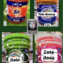 Cubetas 🪣 De Jabón Para Ropa Y Trastes