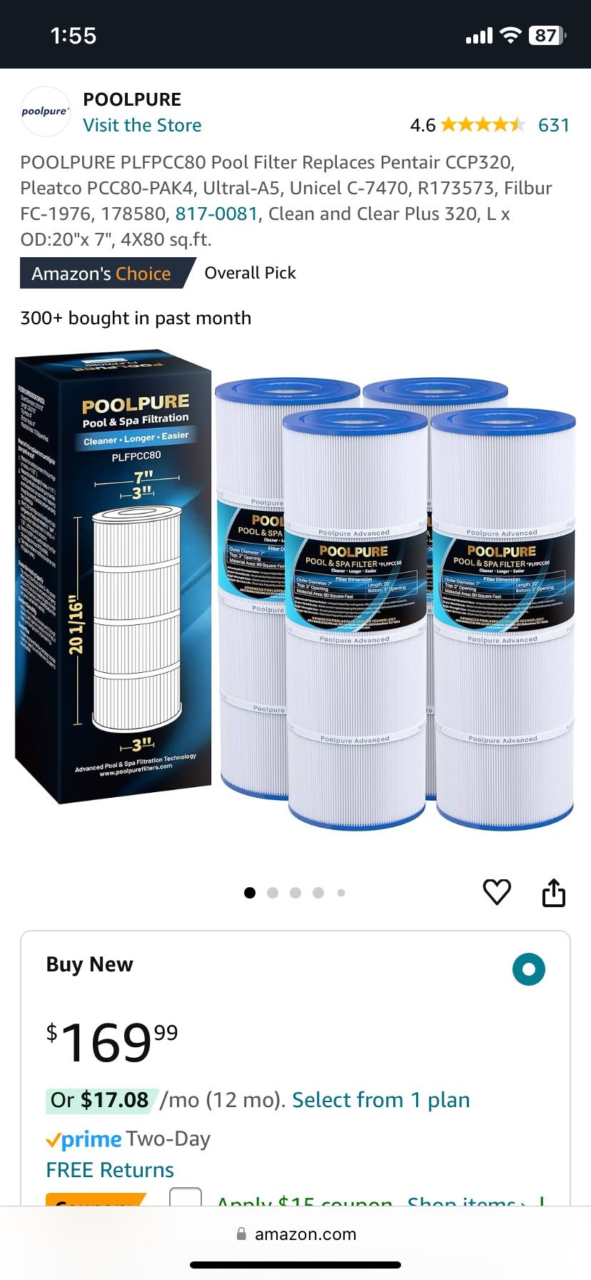 Poolpure PLFCC80