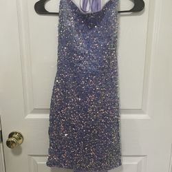 Purple Cocktail Dress
