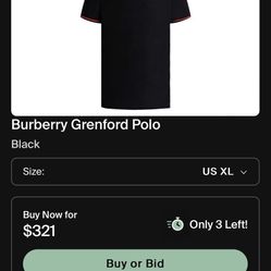 Burberry Collared Tee (Polo Shirt)