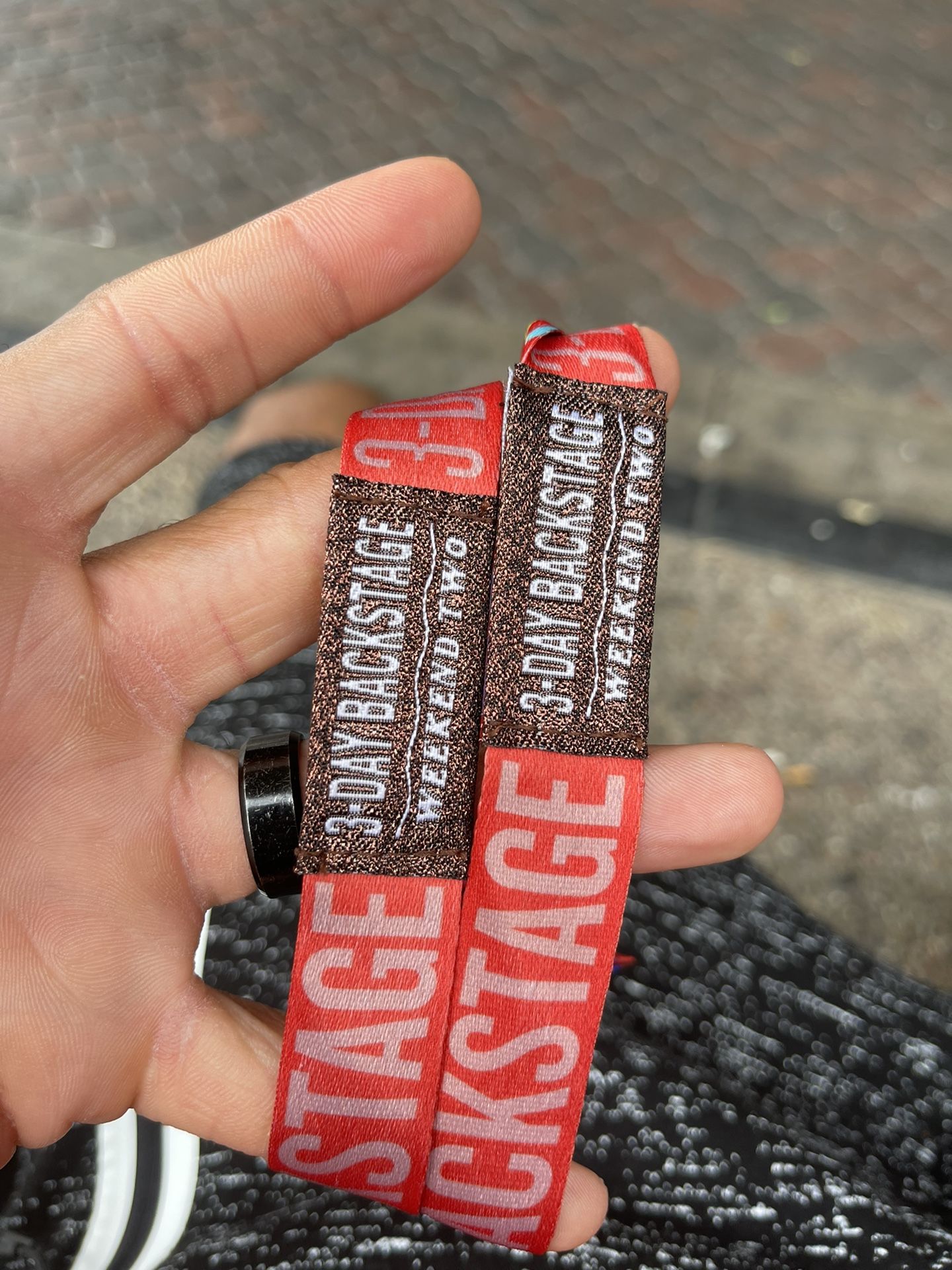 Acl Sunday Backstage Wristbands For Sale