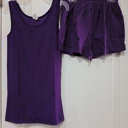 2pc Tank Top & Sport Shorts