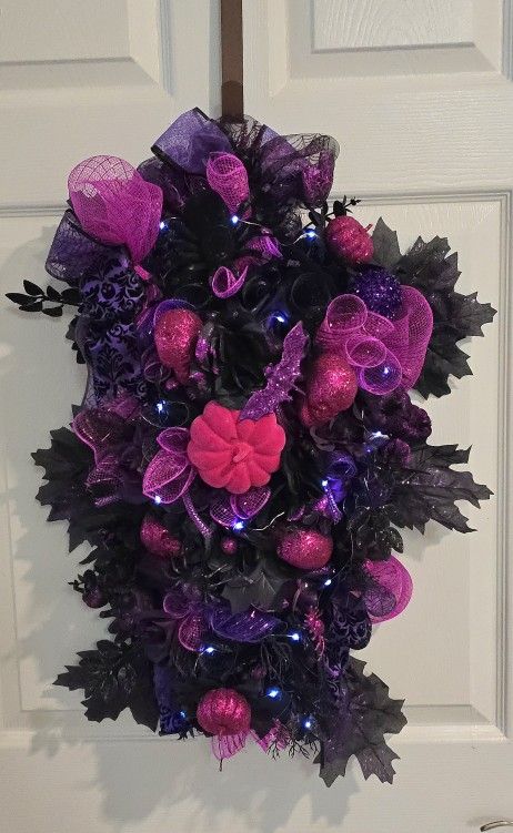 Custom Halloween Swag Wreath