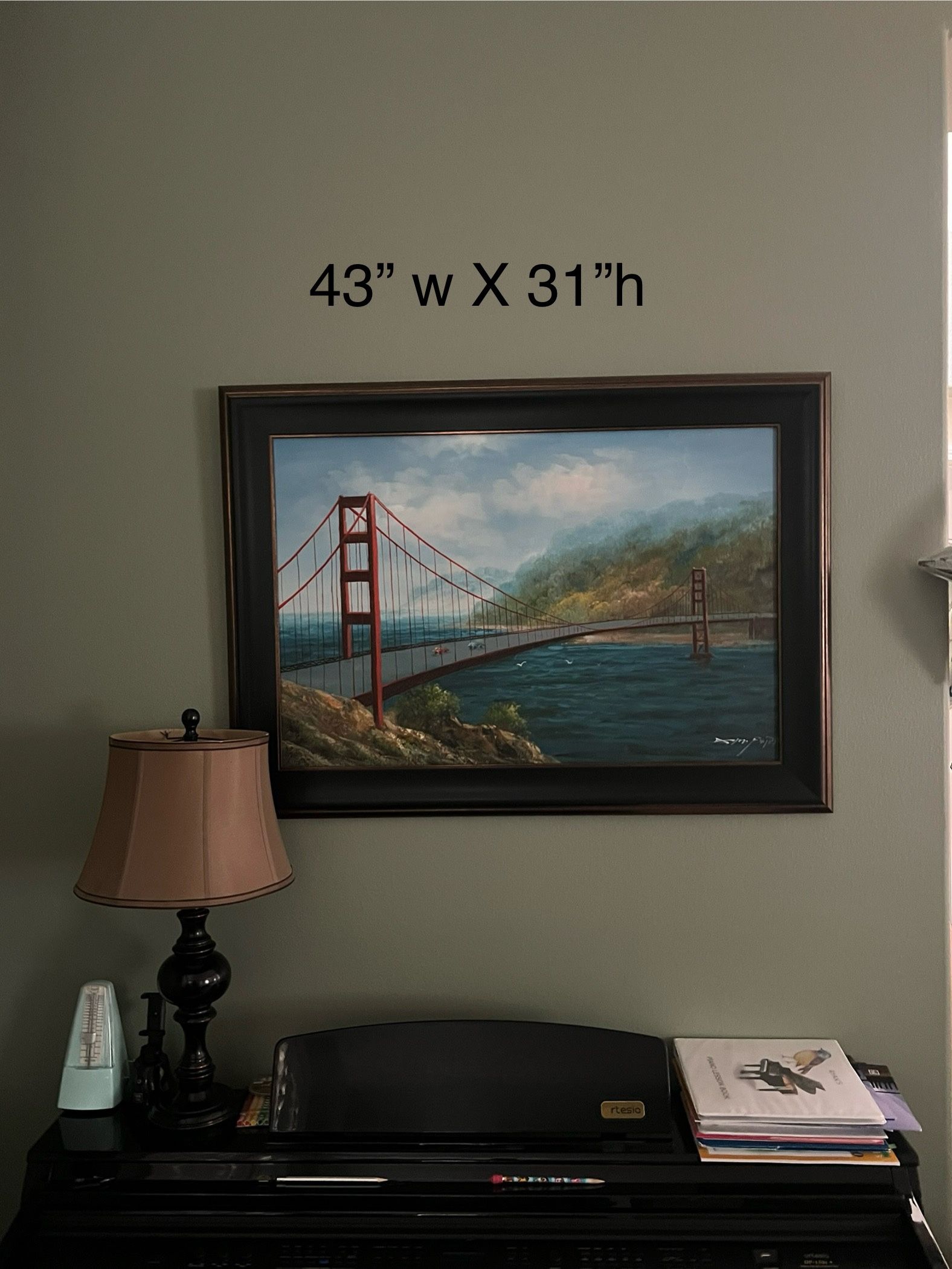 Framed Art - San Francisco Bay Bridge