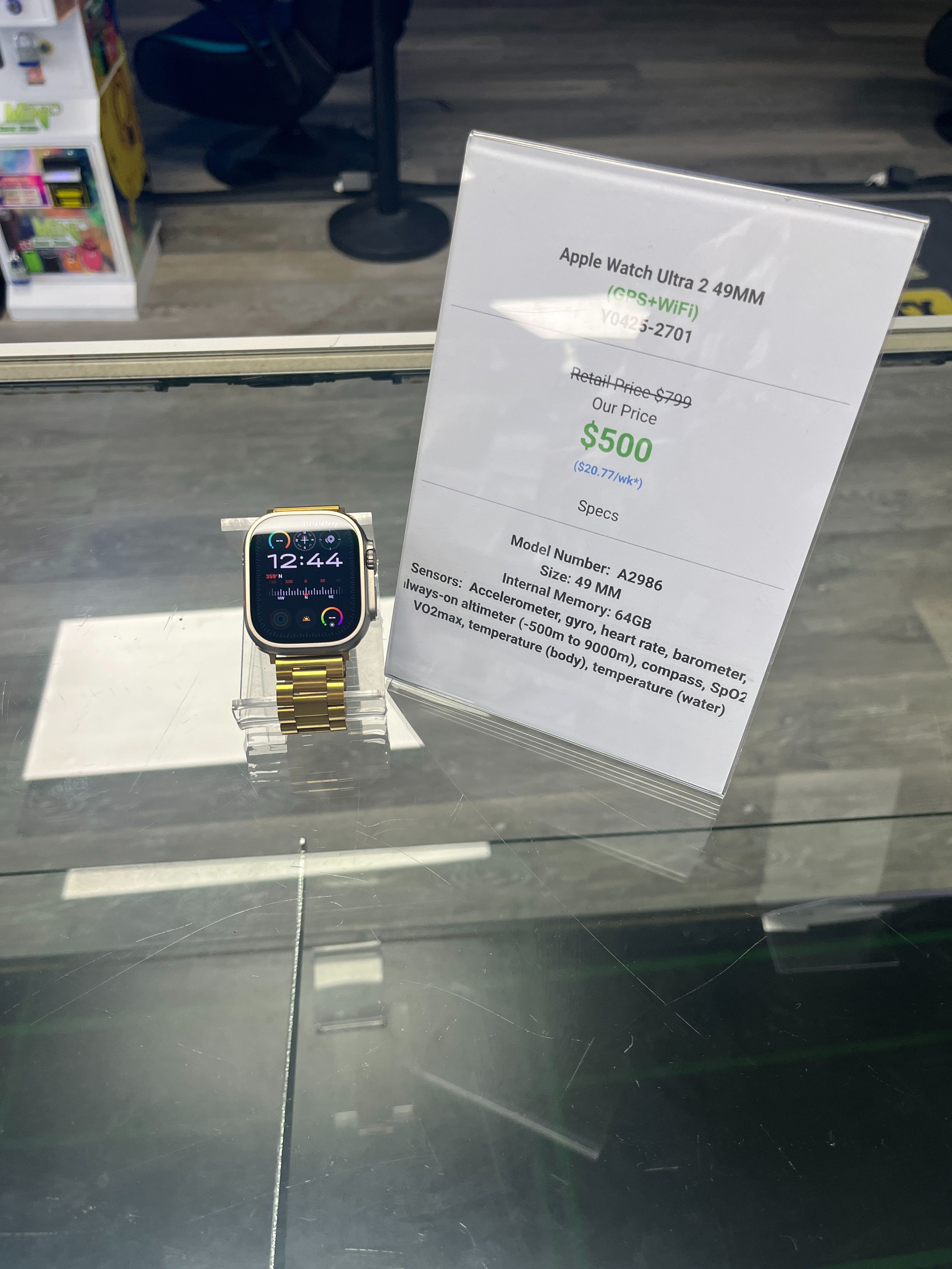 Apple Watch Ultra 2 49MM GPS+WIFI Gold Y0425-2701