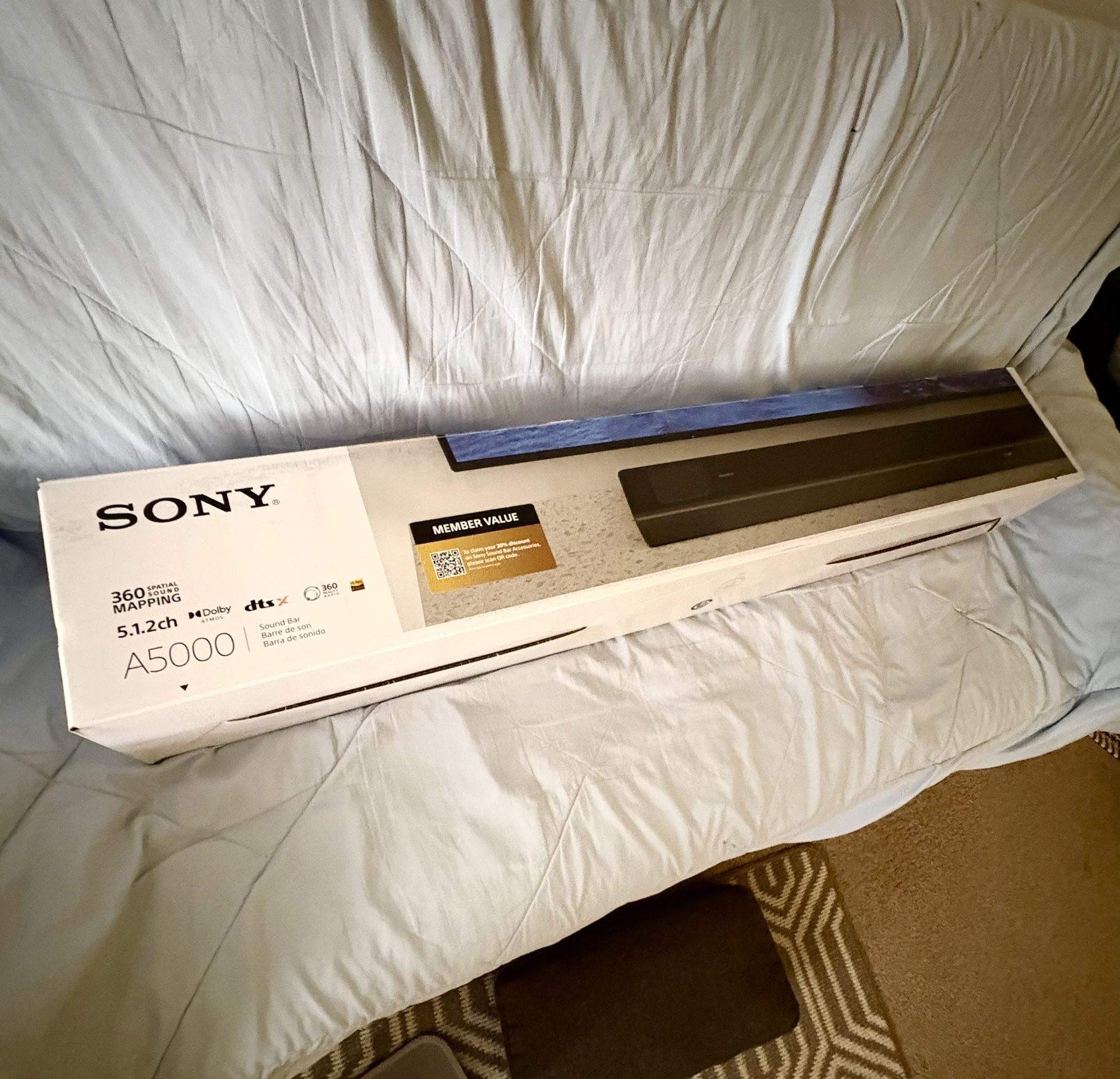 Sony (HT-A5000) Home Theatre Soundbar System | 360 Spatial Sound | Bluetooth | 8K Audio Etc.