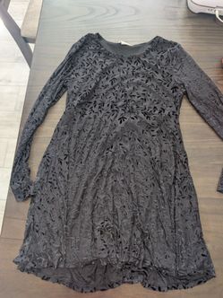 Black floral dress girls