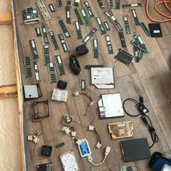 Computer Ram And Assorted Parts