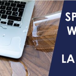Spilled Water on Laptop?  We Can Help You To Salvage It. Laptop Repair Service 
