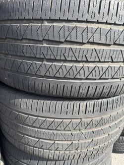 (2) 285/40R22 PAIR OF USED TIRES CONTINENTAL 60% LIFE !