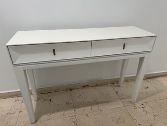 White Modern Console Table