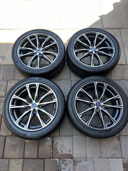Subaru BRZ 17in wheels 5x100 pattern tires 225/45r17 Fit Toyota 86 GR86 Scion Frs Impreza legacy etc