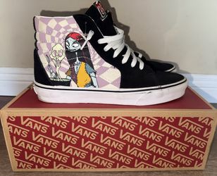  Disney x Vans Nightmare Before Christmas Sk8 HI Glow In The Dark Sally's Potion Mens 9.5/Women’s 11 