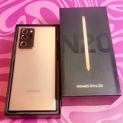 Samsung Galaxy Note 20 5G Ultra 128gb  Unlocked, FREE Smartwach/ Headphones. Pay $1 Today Rest in payments. NO CREDIT NEEDED FINANCING