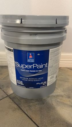 Sherwin Williams SuperPaint Interior Satin Extra White (Morning Fog)