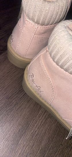 Kids Pink Cute Boots