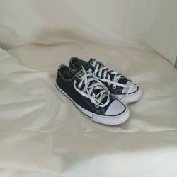 Unisex Converse All Star Low Top, Black, Size 7