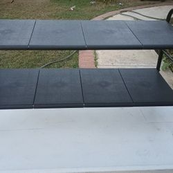 Black Storage Rack.